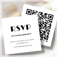 Arte Deco Branco | Código QR | Confirmação de Casa