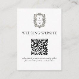 Cartão De Informações Arte Fina Barroco Antigo Renascimento Minimalista