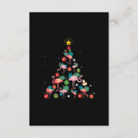 Árvore de Natal Flamingo Engraçada
