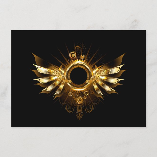 Cartão De Informações Asas de vapor (Frente)