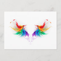 Asas Fluffy Rainbow