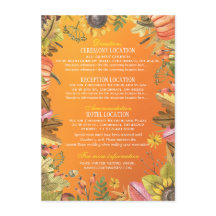 Autumn Deixa Pumpkins Informações sobre Casamento