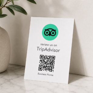 Cartão De Informações Avaliações do Tripadvisor Business Review Cód