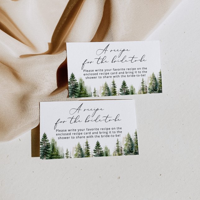 Cartão De Informações Aventura aguarda receita rústica para a noiva (Criador carregado)