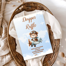 Cartão De Informações Aventuras de Avião do Ursinho Bonzinho Começa Sort