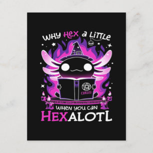 Cartão De Informações Axolotl Witching Hour - Salamandre