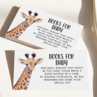 Baby Giraffe Safari Pedido de Livro
