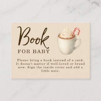 Cartão De Informações Baby, It's Cocoa Outside Baby Shower