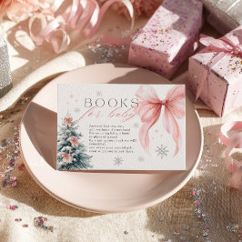 Cartão De Informações Baby it's cold outside Winter Books Baby Shower