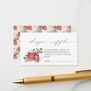 Cartão De Informações Baby It's Fold Outside Chá de fraldas Enclosure Ca