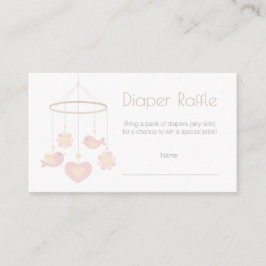 Cartão De Informações Baby Mobile Diaper Raffle
