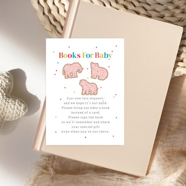 Cartão De Informações Baby Sprinkle Animal Cookies Book - Solicitação ro (Criador carregado)