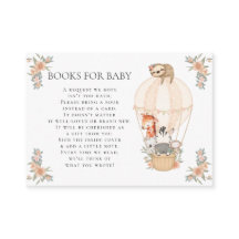 Balão de Ar Quente Girafa Zebra Sloth Livros para 