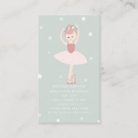 Ballerina Stars Fralda Azul Raffle