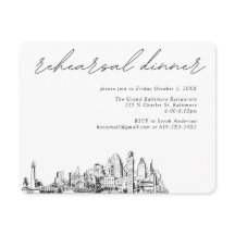 Baltimore Wedding Elegant Enclosure Card