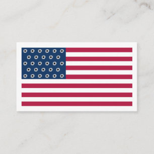 Cartão De Informações Bandeira de Arma Americana