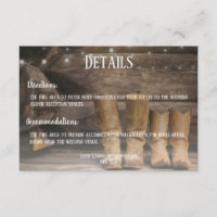 Barn & Boots Rustic Cowboy Western