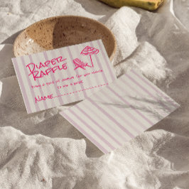 Cartão De Informações Bebê Cor-De-Rosa Retirado À Mão Na Conselho Rapari