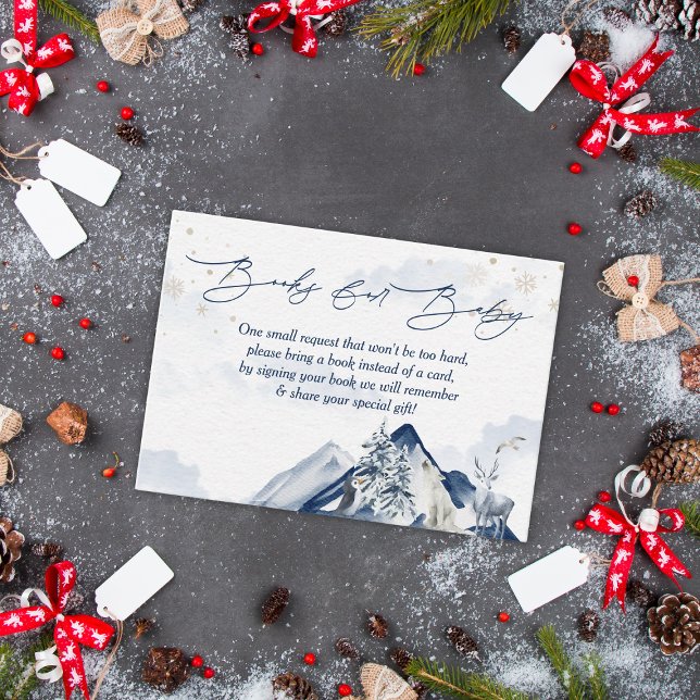 Cartão De Informações Bebê É Frio Fora Do Ártico (Criador carregado)