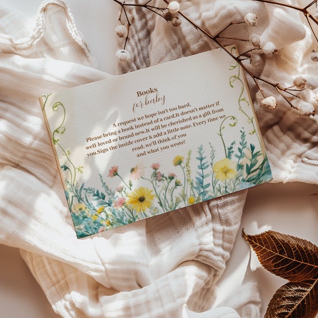 Cartão De Informações Bebê em Sangue Blush & Teal Primavera Livros para  (Criador carregado)