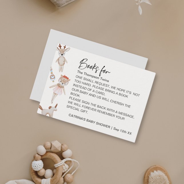 Cartão De Informações Bebês Brinquedos Gênero Twins Neutros Livro para B (Criador carregado)