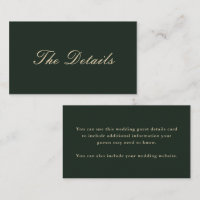 Bela Casamento Verde Detalhes do Convidado