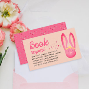 Cartão De Informações Belo Brincadinho, Pink Bunny Book Solicitar 1 rua 
