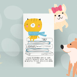 Cartão De Informações Biblioteca Tiny