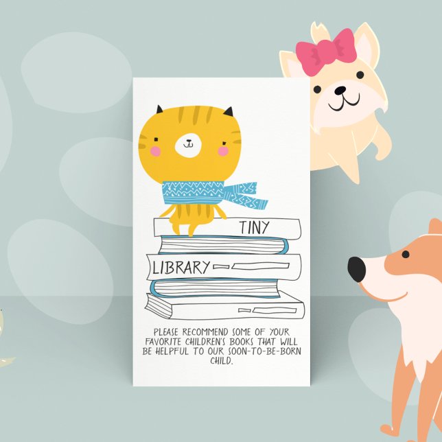 Cartão De Informações Biblioteca Tiny (Criador carregado)