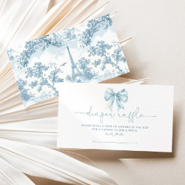 Cartão De Informações Bilhete de arco francês Tolie Blue