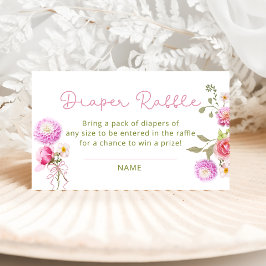 Cartão De Informações Bilhete de Arco Rosa Selvagem