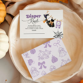 Cartão De Informações Bilhete de espingarda de Fralda roxa