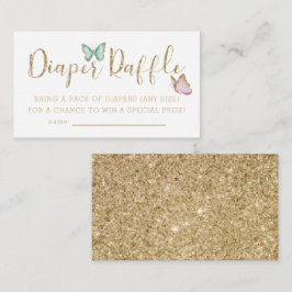 Cartão De Informações Bilhete de Fralda da Borboleta-Coca-Cola