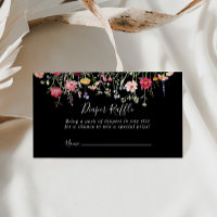 Bilhete de Fralda de Flor Selvagem de Jardim Multi