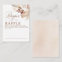 Bilhete de Fralda de Folhagem Exótica