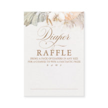 Bilhete de Fralda de Folhagem Exótica