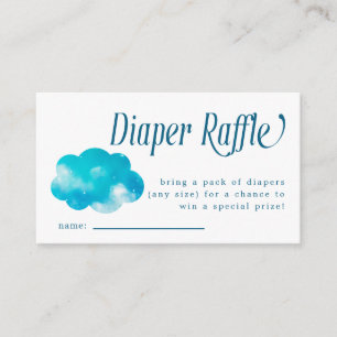 Cartão De Informações Bilhete de Fralda de Garoto Enviado pelo Céu