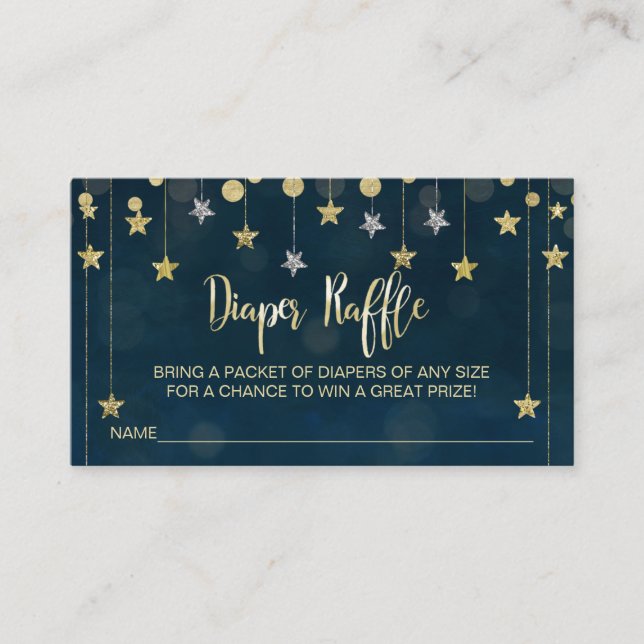 Cartão De Informações Bilhete de fralda de relâmpagos relâmpago (Frente)