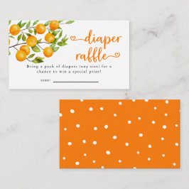 Cartão De Informações Bilhete de Fralda Pequena e Chá de fraldas