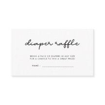 Bilhete simples de fralda