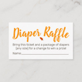 Cartão De Informações Bilhetes de Fralda de Animais da Floresta