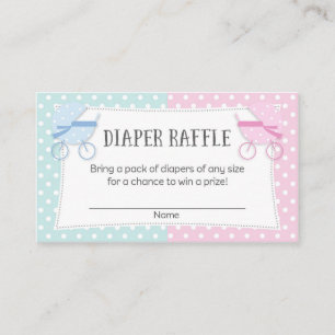 Cartão De Informações Bilhetes de Raffle da Fralda de Revolução de Gêner