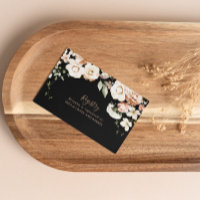 Black Formal Royal Floral Wedding Gift Registry