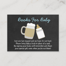 Cartão De Informações Blue Baby is Breing Book Request Cards
