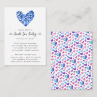 Blue Hearts Boys Sweetheart Chá Book for Baby
