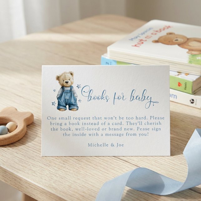 Cartão De Informações Blue Jean Baby Books For Baby Enclosure Card (Criador carregado)