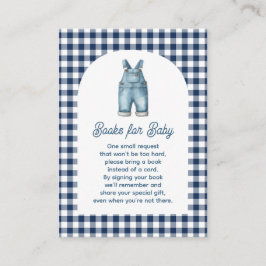 Cartão De Informações Blue Jean Traga um Livro