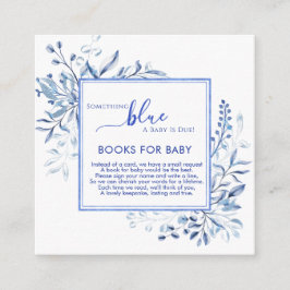Cartão De Informações Blue Wildflower Something Blue Books for Baby  