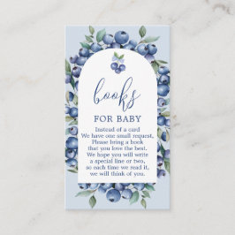 Cartão De Informações Blueberry Books for Baby Request Card