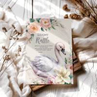 Blush Rosa Floral Cisne Princesa  Sorteio de Frald